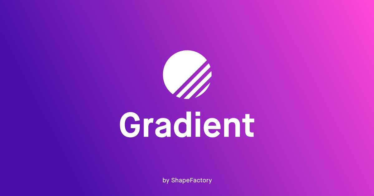Gradients of Shapefactory
